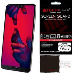 Screen Protectors TechGear 5 Pack Lcd Screen Protectors for Huawei P20 Pro