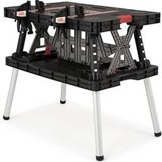 Keter Work Benches Keter Etabli Pliant Noir 85 x 55 x 11,2 cm Plastique