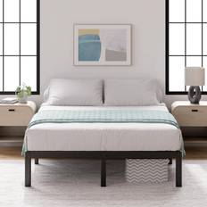 Beds & Mattresses Zinus Yelena Double 135x190 cm 36 cm Black Frame Bed