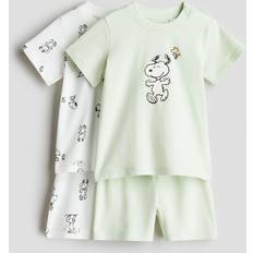 Children's Clothing H&M Cotton Pyjamas 2-Pack - Green