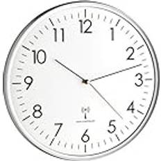 Radiokontrollerad Väggklockor TFA Dostmann Vit 9.9 x 33.5 x 5.5 cm 1st Väggklocka