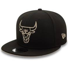 New Era NBA Svart Snapback Keps Chicago Bulls Wordmark 9FIFTY Black