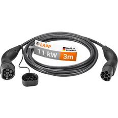 Lapp Laddkabel Typ 2 11 kW 3 m svart
