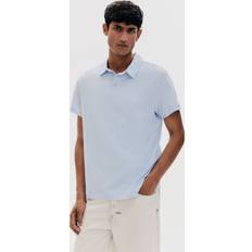 H&M Pikétröjor H&M Pikétröja Slim Fit - Ljusblå