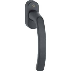 Fönsterbeslag Hoppe Liège Fönsterhandtag 7 x 40 mm Matt Svart Aluminium 1st