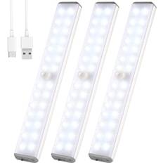 Motion Sensor Lights Indoor 28LED Closet Type-C Wireless Kitchen Light Furniture Lighting