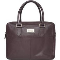 Brown - Leather Computer Bags Barneys Real Leather Laptop Bag - Brown