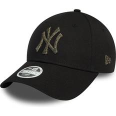 Supporterprodukter New Era 9Forty Damen Cap Metallic York Yankees schwarz