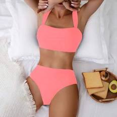 Shein Solid Color Bikini Swimwear