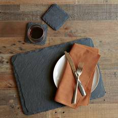 Placemat and Set Slate Rustic Grey