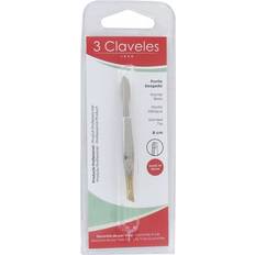 3 Claveles Tweezers Sianted Tip - 8cm