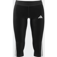 Adidas Sort Strømpebukser & Stay-ups adidas Essentials 3-Stripes Leggings 3/4 Længde - Black
