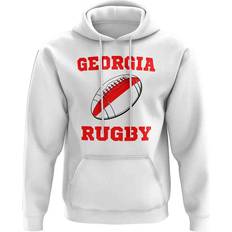 UKSoccershop Georgia Rugby Ball Hoody Men's Polyester