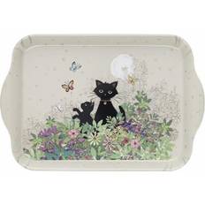 Sara Miller Melamine Kitten Garden 14x20,8x2,2 cm Beige Serving Tray