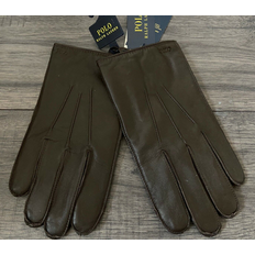 Polo Ralph Lauren Brown Gloves & Mittens Polo Ralph Lauren Leather Touch Screen Gloves - Brown