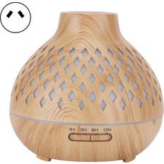 Vestidos 400ml Light Wood Grain Air Diffuser Electric Aroma Humidifier
