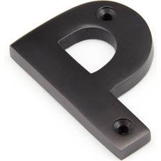 Bronze Facade Numbers From The Anvil Metal Surface Mount House Letter 7.8 cm H x 0.8 cm D