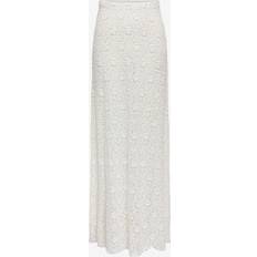 Långa kjolar - Vita Only Maxikjol onlLorenza Skirt Box Jrs - Vit