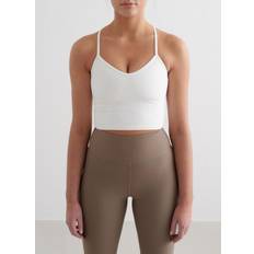 Yoga Bras aim'n Ribbed Performance Bralette - White