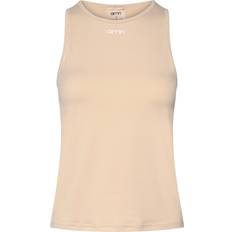 Beige - Fitness & Gym Tank Tops aim'n Café Au Lait Soft Basic Singlet - Beige
