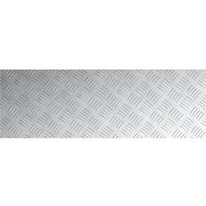Borough Wharf Metal 60 x 20 x 0.2 cm Non-Slip Stair Treads Rectangle 30cm x 90cm Silver