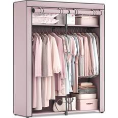 Purple Clothing Storage Symple Stuff Illughi 140cm Wide Portable Lavender Wardrobe