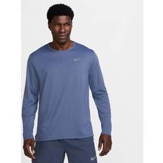 Herr - Löpning Tröjor Nike Miler Ls Löparkläder Diffused Blue