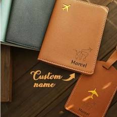 Wallets & Key Holders Shein Custom Exclusive Passport Holder - Aeroplane