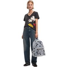 Desigual Women's T-shirt Mickey Joker - Noir