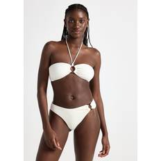 Vita Badkläder Lindex Brazilian Krinklad Bikiniunderdel