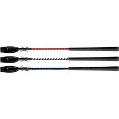 Horse Whips Tattini Shiny Braided English Whip - Rouge