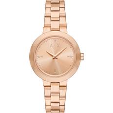 Ure Armani Exchange Analogt Ur Rosa Guld One Size