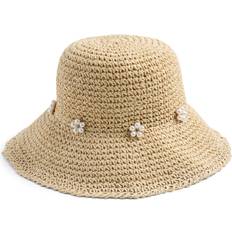 Pieces Hatte Pieces Pcsasha Bucket Hat Box - Beige