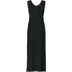 Dame - Syntetisk Kjoler Pieces Dame Kjole PCFlora - Black