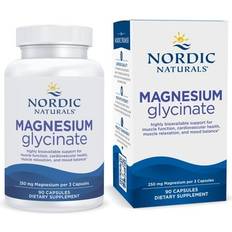 Nordic Naturals Vitamins & Minerals Nordic Naturals Magnesium Glycinate Unflavored 90 Count Pack of 1