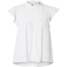 Bomuld - Hvid Bluser Only Bluse ONLKATTI - Hvid