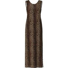 Dame - Syntetisk Kjoler Pieces Kjole PCFlora - Black Leo