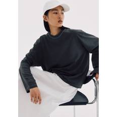 H&M Long-sleeved Jersey Top - Grey