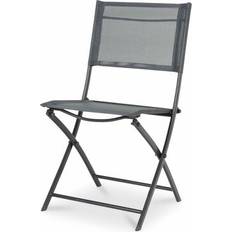 Saba Steel Grey Metal Foldable Chair
