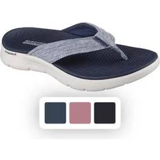 Skechers Flip-Flops Skechers Womens Go Walk Flip-Flop - Navy
