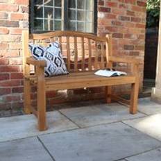 Royalcraft Garden Benches Royalcraft Lytham Outdoor 2 Seater Dining - Medium Wood Garden Bench