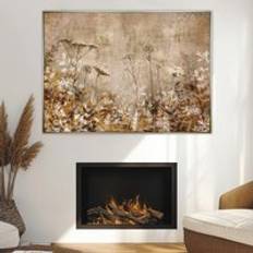 Cedar & Sage Radiance Canvas - Natural Framed Art
