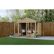 Garden house Forest Garden Oakley Overlap Apex Summerhouse 8x6