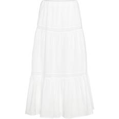 Dam - Vita Kjolar Gina Tricot Lace Maxi Skirt Långkjolar - Vit