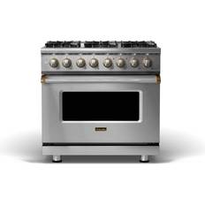Ranges Viking 5-Series 5.6 Cu Ft Self-Cleaning Freestanding Dual Fuel Convection Range