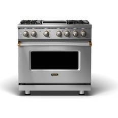 Ranges Viking 5-Series 5.6 Cu Ft Self-Cleaning Freestanding Dual Fuel Convection Range