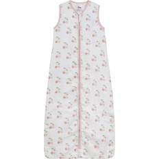 Cotton Cherry Print Sleeping Bag Pink Multi