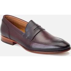 Red Loafers Base London Bruno Penny Loafer - Wine