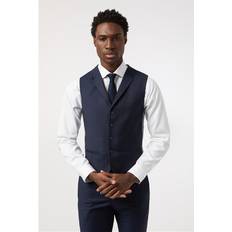 Vests Tailored Fit Navy Stripe Waistcoat - Navy