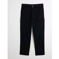 River Island Mens Cargo Trousers - Black